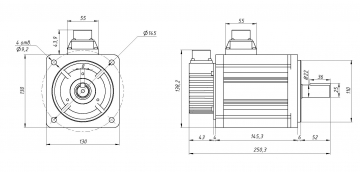 Серводвигатель 130DNMB2-0002CKAM
