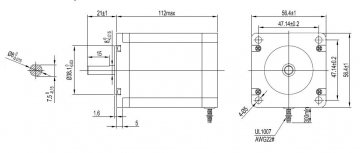 Шаговый двигатель 57HS115-3004-004A