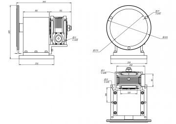 4-я ось 320 мм