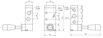 Распределитель воздуха 4H210-08