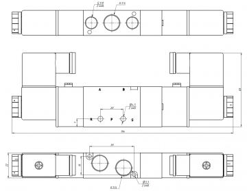 Пневмоклапан 4V230E-08 AC220V