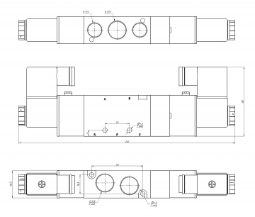 Пневмоклапан 4V330P-10 AC220V