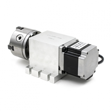 4я ось 4кл 100мм +бабка 17-100-100B (волновой редуктор 100:1)