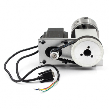 4я ось 100мм патрон 4кл. 86HB250-82B с энкодером (5M-4-100B+rear holder)