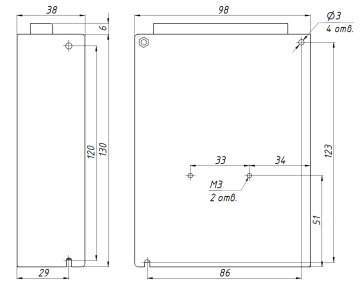 Делитель напряжения 100:1 в корпусе