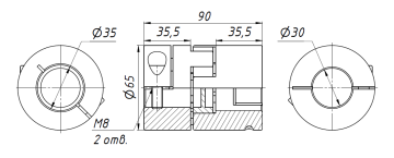 Муфта соединительная BF1-65-90-30-35