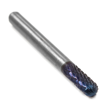 Борфреза твердосплавная форма C0616M06 с покрытием BNC (blue coating)