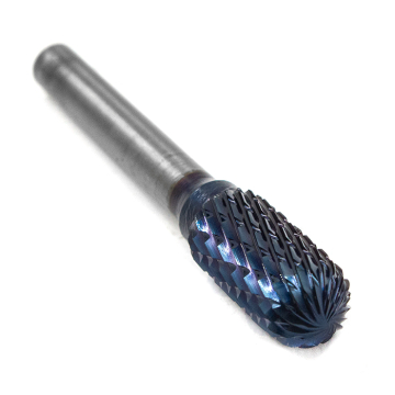 Борфреза твердосплавная форма C1020M06 с покрытием BNC (blue coating)
