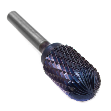 Борфреза твердосплавная форма C1625M06 с покрытием BNC (blue coating)