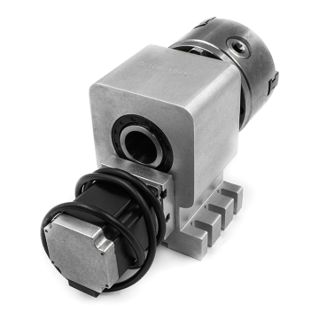 Поворотная ось CL100-10-100A 100мм патрон 3кл. цилиндрический редуктор