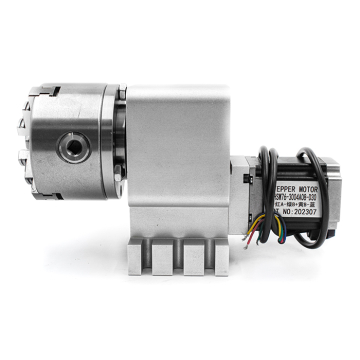 Поворотная ось CL100-10-100A 100мм патрон 3кл. цилиндрический редуктор