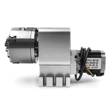 Поворотная ось CL100-10-100B 100мм патрон 4кл. цилиндрический редуктор