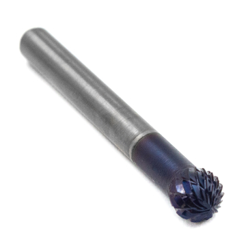 Борфреза твердосплавная форма D0807M06 с покрытием BNC (blue coating)