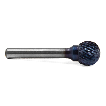 Борфреза твердосплавная форма D1412M06 с покрытием BNC (blue coating)