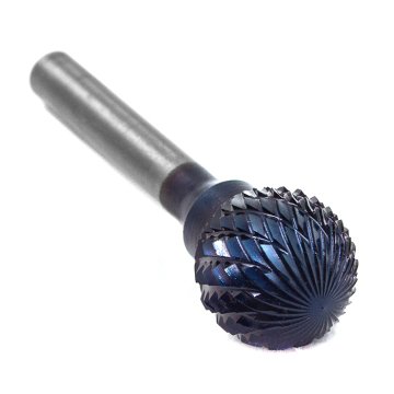 Борфреза твердосплавная форма D1614M06 с покрытием BNC (blue coating)