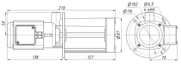 Насос для СОЖ DB-12