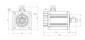 Серводвигатель DNBB18-04D5BK1AMS