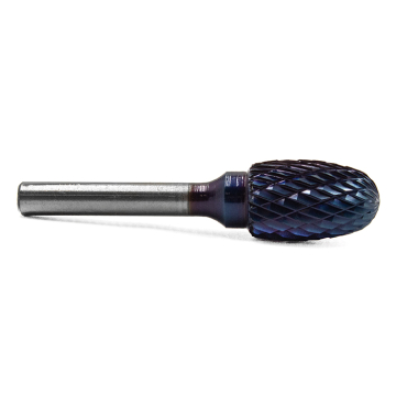 Борфреза твердосплавная форма E1422M06 с покрытием BNC (blue coating)
