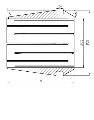 Цанга ER32-24 мм