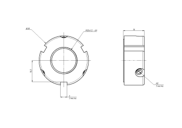 Стопорная гайка F-M20х1,5P