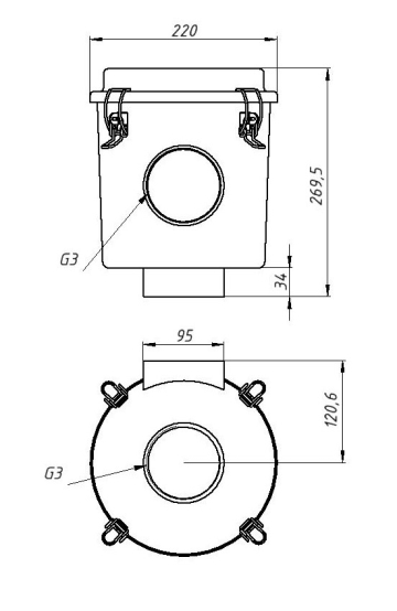 Фильтр воздушный вакуумный F007