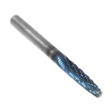 Борфреза твердосплавная форма F0313M03 с покрытием BNC (blue coating)