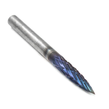 Борфреза твердосплавная форма G0313M03 с покрытием BNC (blue coating)