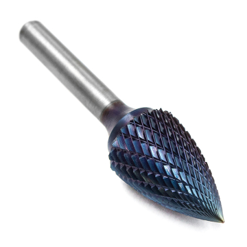 Борфреза твердосплавная форма G1625M06 с покрытием BNC (blue coating)
