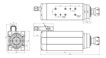 Шпиндель воздушного охлаждения GDF60-18Z/6.0 (380B)
