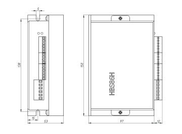 Комплект 4 ШД с энкодером HBS86H+86HSE12N +400w