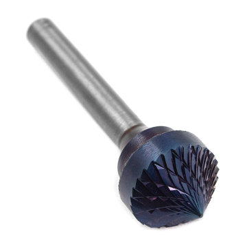 Борфреза твердосплавная форма K1608M06 с покрытием BNC (blue coating)