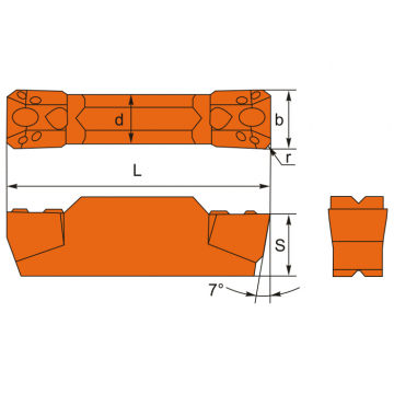 Пластина KGMN200-02-T PC9030