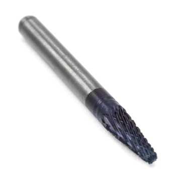 Борфреза твердосплавная форма L0616M06 с покрытием BNC (blue coating)