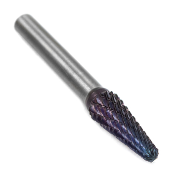 Борфреза твердосплавная форма L0822M06 с покрытием BNC (blue coating)