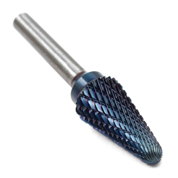 Борфреза твердосплавная форма L1428M06 с покрытием BNC (blue coating)