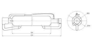 Лазерная трубка LASEA CL1200 60-70 Вт