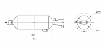 Лазерная трубка LASEA F2 80-95 Вт