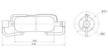 Лазерная трубка LASEA F4 100-120 Вт