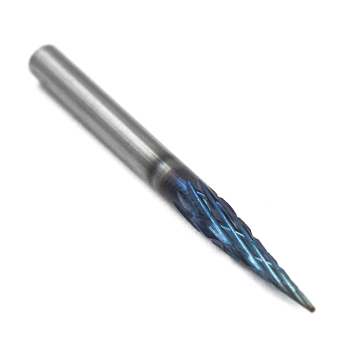 Борфреза твердосплавная форма M0313M03 с покрытием BNC (blue coating)