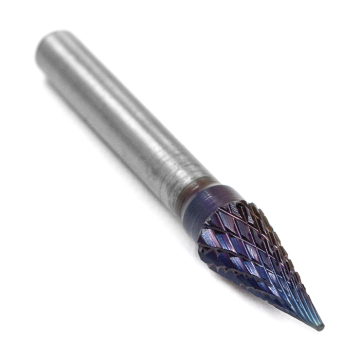 Борфреза твердосплавная форма M0817M06 с покрытием BNC (blue coating)