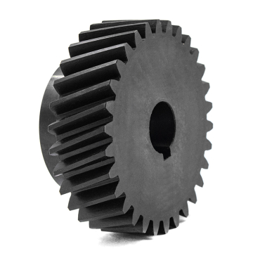 Шестерня косозубая M2,5-Z30-20 фланец 15мм