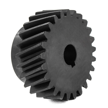 Шестерня косозубая M2,5-Z25-16 фланец 15мм