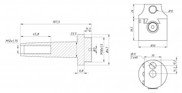 Головка расточная d50 КМ3 (D расточки 10-70)