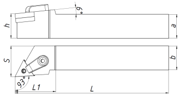 Резец MTJNR2020 K16