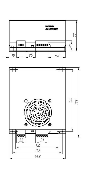 Блок высокого напряжения MYJG-50 50W