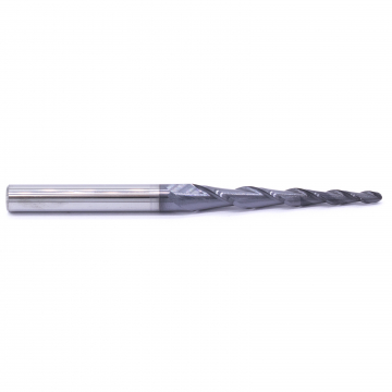 Фреза спиральная двухзаходная конусная сферическая DJTOL NL2QX6.40.2.5