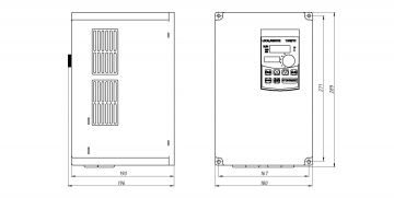Частотный преобразователь Powtran PI9130A 004G1-4кВт  220в