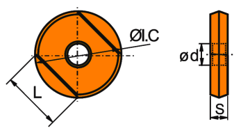 Пластина ROHX1203 YBG252