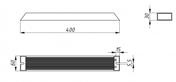 RXLG1KW50RJ Тормозной резистор 1кВт 50 Ом