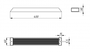 RXLG1KW30RJ Тормозной резистор 1кВт 30 Ом